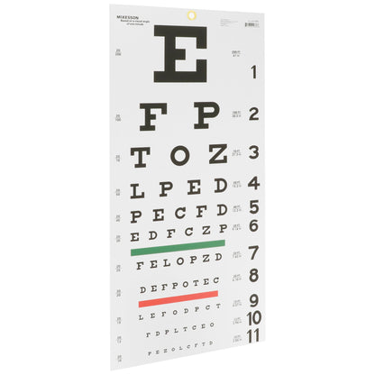 McKesson Eye Chart 20 Foot Distance Acuity Test (1038457_BG)