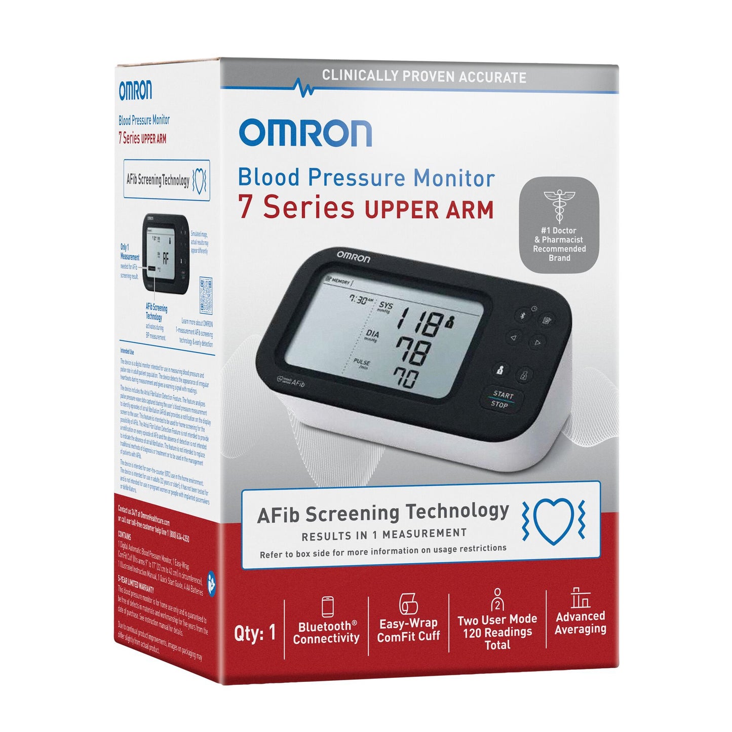 Omron 7 Series® Digital Blood Pressure Monitor Adult Cuff Nylon Cuff 9 to 17 Inch Desk Model (1269742_CS)