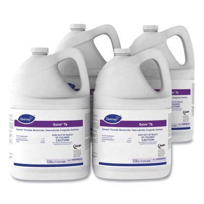 Diversey™ Oxivir® Tb Surface Disinfectant Cleaner Peroxide Based Manual Pour Liquid 1 gal. Jug Cherry Almond Scent NonSterile (1112821_CT)