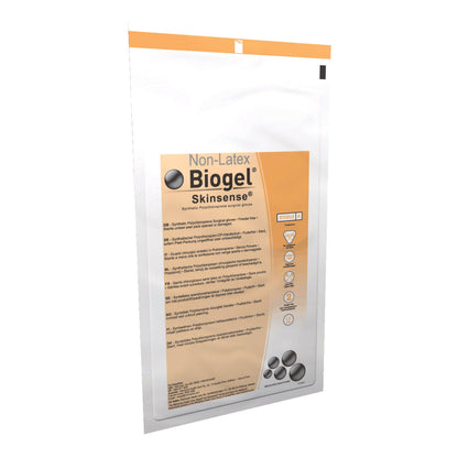 Biogel® Skinsense™ Surgical Glove Size 7 Sterile Polyisoprene Standard Cuff Length Micro-Textured Straw Not Chemo Approved (418189_CS)