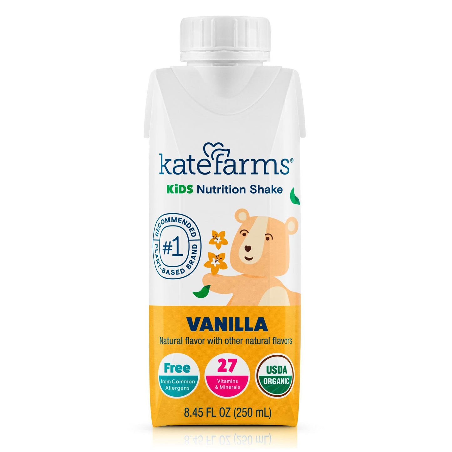 Kate Farms Pediatric Oral Supplement Vanilla Flavor 8.45 oz. / 250 mL Carton Liquid (1241595_EA)