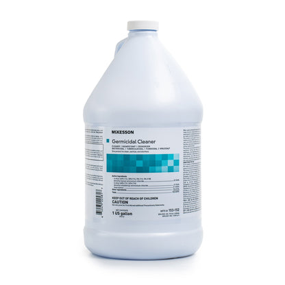 McKesson Surface Disinfectant Cleaner Alcohol Based Manual Pour Liquid 1 gal. Jug Alcohol Scent NonSterile (1103353_CS)