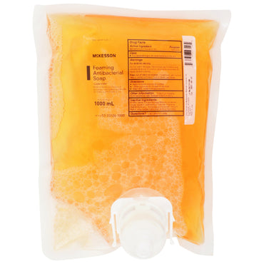 McKesson Antibacterial Soap Foaming 1,000 mL Dispenser Refill Bag Clean Scent (1067685_EA)