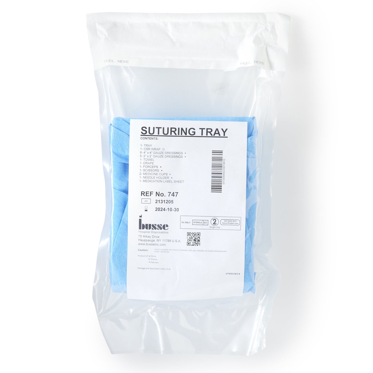 Busse Hospital Suture Tray Busse Hospital (271223_CS)