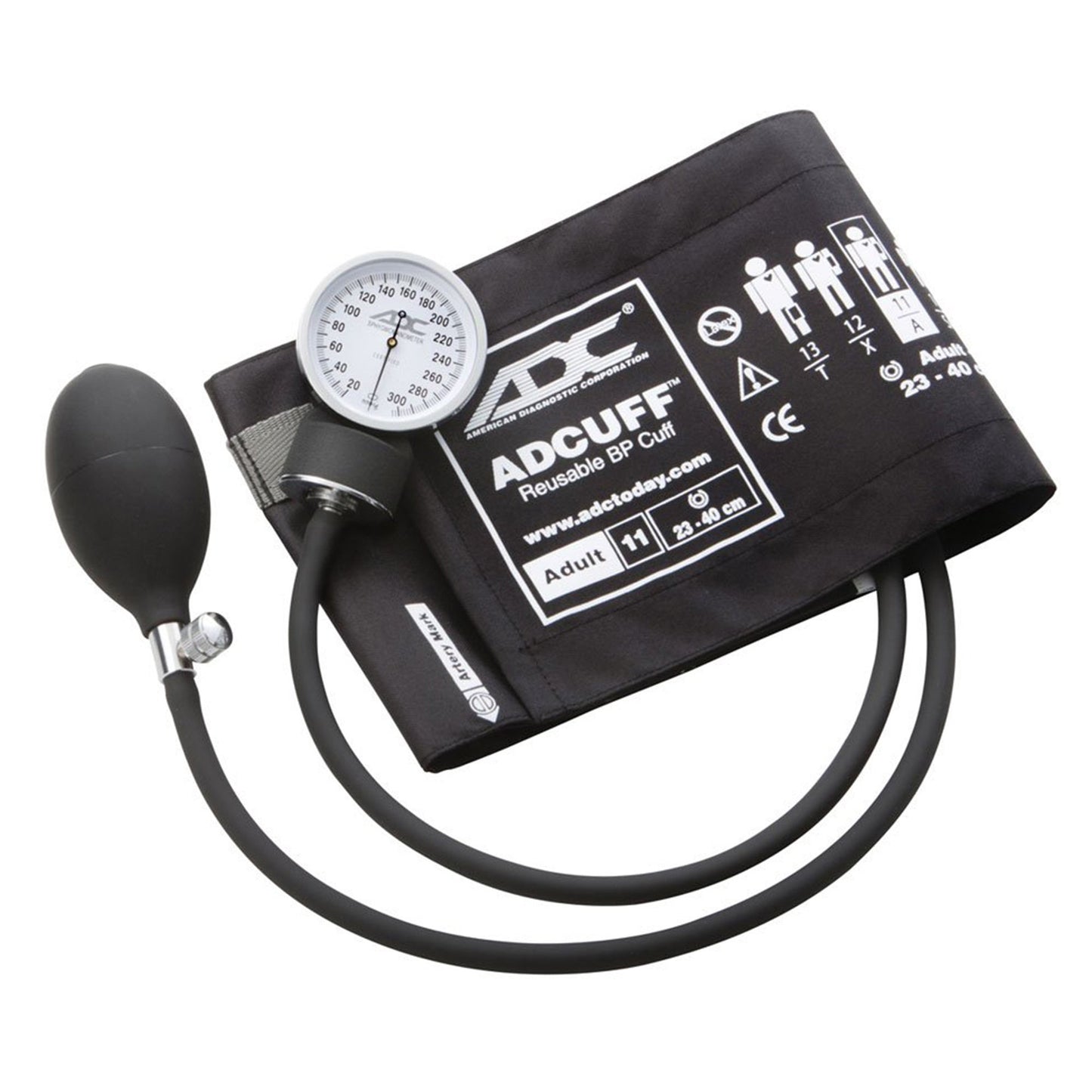 Prosphyg™760 Series Aneroid Sphygmomanometer Unit Adult Cuff Nylon Cuff 23 - 40 cm Pocket Aneroid (421655_EA)