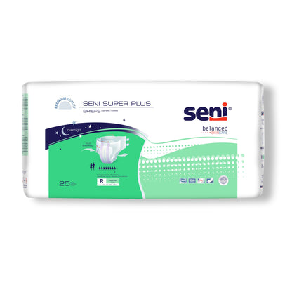 Seni® Super Plus Unisex Adult Incontinence Brief Regular Disposable Heavy Absorbency (1163866_CS)