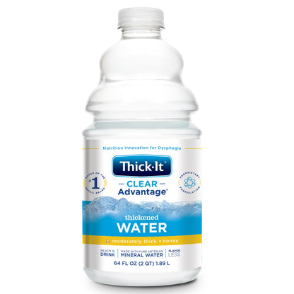 Thick-It® Clear Advantage® Thickened Water 64 oz. Bottle Unflavored Liquid IDDSI Level 3 Moderately Thick/Liquidized (742226_CS)