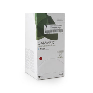 GAMMEX® Non-Latex PI Green Surgical Glove Size 7 Sterile Polyisoprene Standard Cuff Length Micro-Textured Light Green Chemo Tested (648143_CS)
