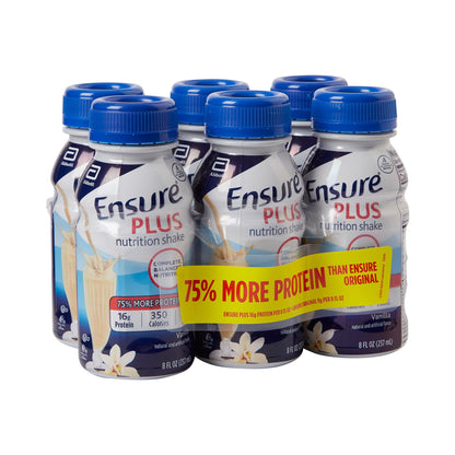 Ensure® Plus Nutrition Shake Oral Supplement Vanilla Flavor Liquid 8 oz. Bottle (765334_CS)