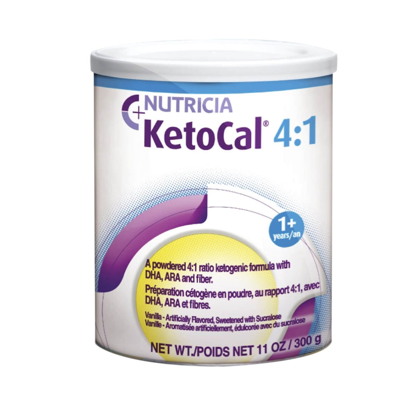 KetoCal® 4:1 Oral Supplement Vanilla Flavor Powder 300 Gram Can (1018615_CS)