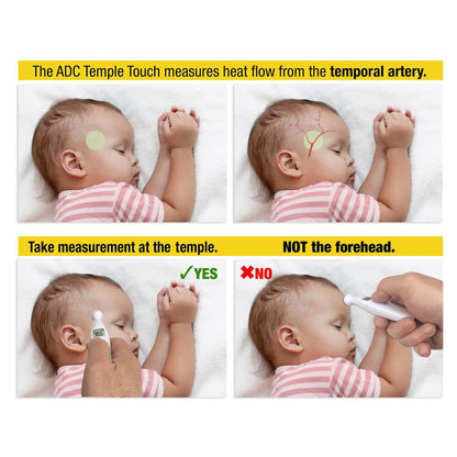 Adtemp™ 427 Temporal Contact Thermometer Temporal Probe Handheld (1241977_EA)