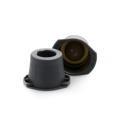McKesson Tube Closure Polyethylene Snap Cap Gray 12 mm / 13 mm / 16 mm (Universal) For Most 12 / 13 / 16 mm Evacuated Glass Blood Collection Tubes and Plastic Test Tubes NonSterile (1082090_BG)