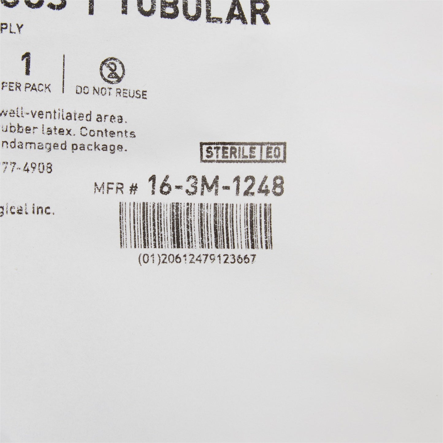 McKesson Surgical Stockinette Impervious / Tubular 12 W X 48 L Inch Sterile (460834_EA)