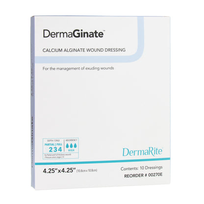 DermaGinate® Alginate Dressing 4-1/4 X 4-1/4 Inch Square (584149_EA)