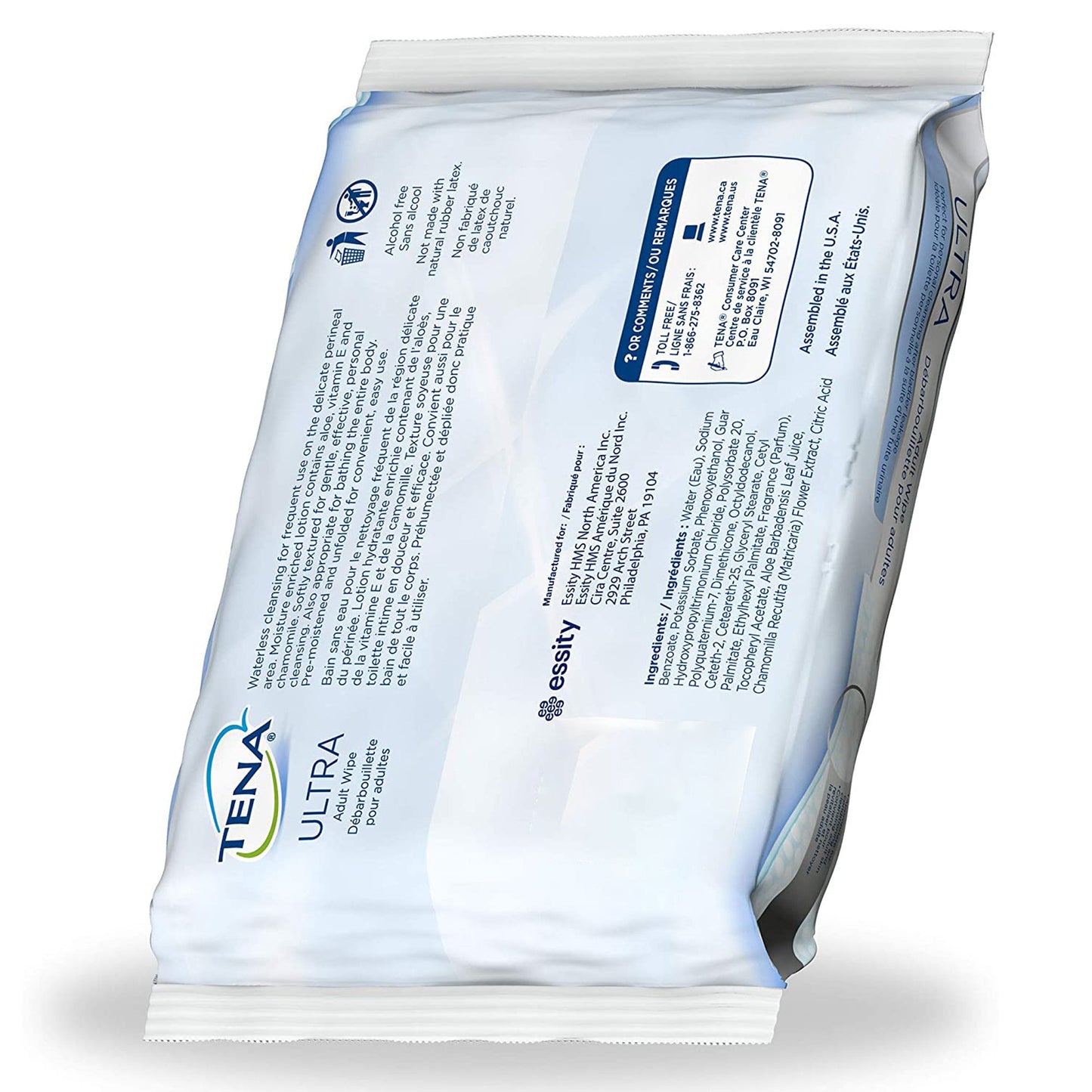 TENA ProSkin™ UltraFlush® Flushable Personal Wipe Soft Pack Scented 48 Count (931638_PK)