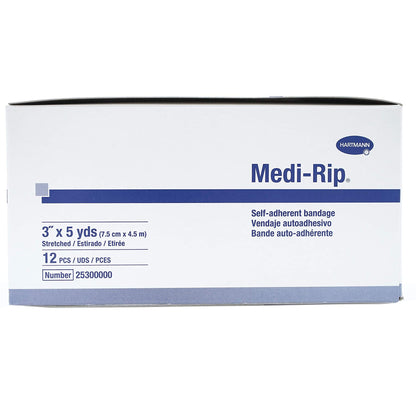 Medi-Rip® Cohesive Bandage 3 Inch X 5 Yard Self-Adherent Closure Tan NonSterile Standard Compression (443867_BX)