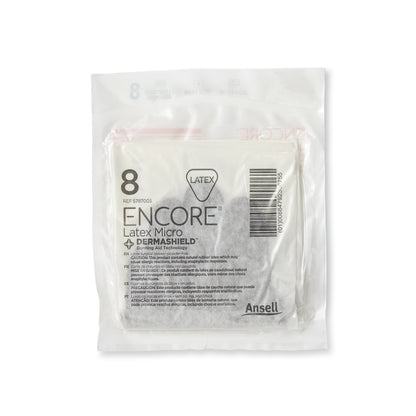 ENCORE® Latex Micro Surgical Glove Size 8 Sterile Latex Standard Cuff Length Micro-Textured Brown Chemo Tested (362179_CS)