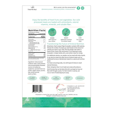 Whole Story Meals Oral Supplement Kale Quinoa Berry Flavor 16 oz. Pouch Powder (1223928_EA)