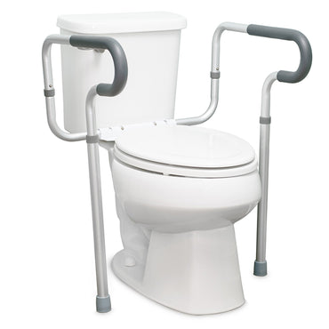 McKesson Toilet Safety Rail Gray Aluminum (1103368_EA)