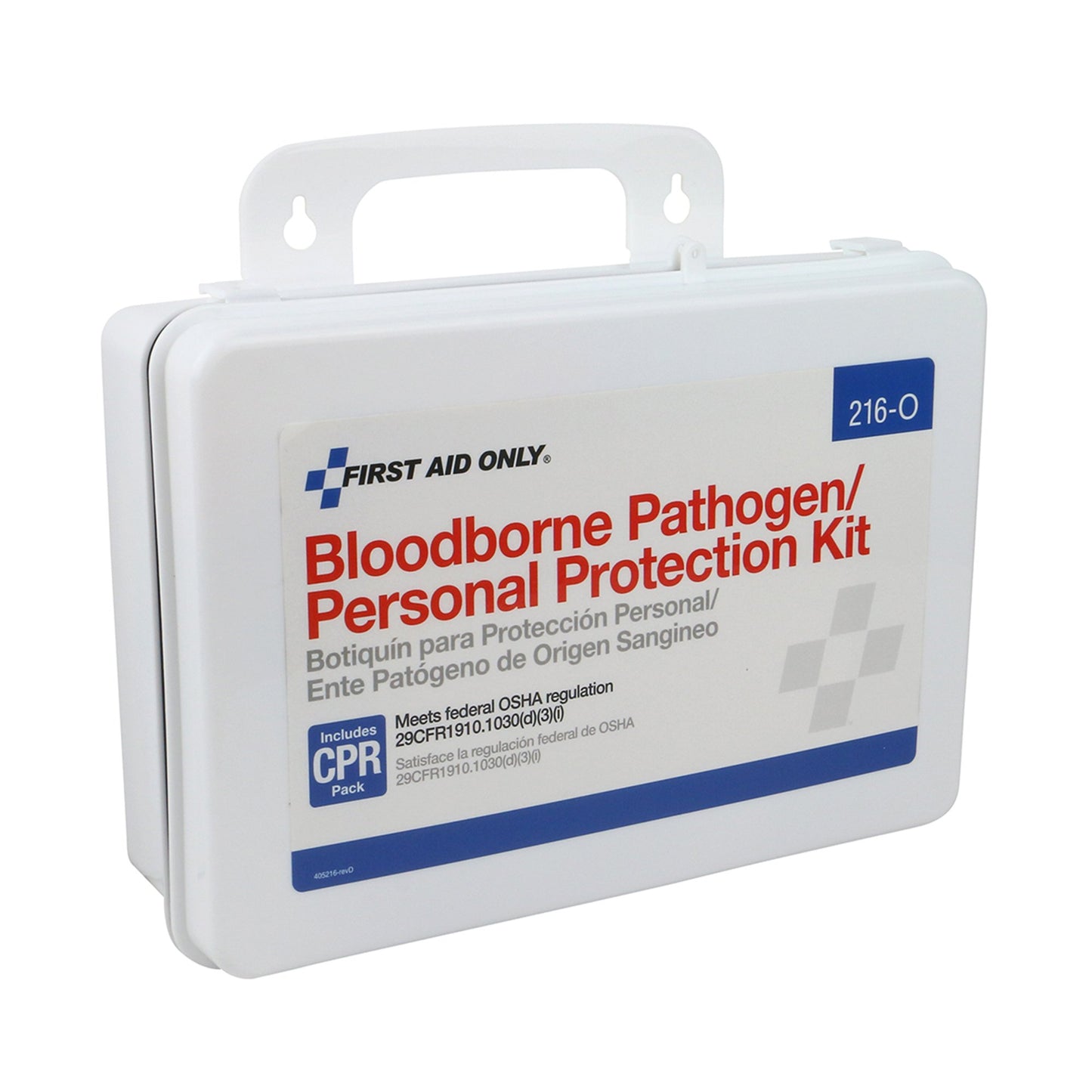 First Aid Only Bloodborne Pathogen Spill Clean Up / Personal Protection With CPR Pack Kit First Aid Only (1202997_EA)