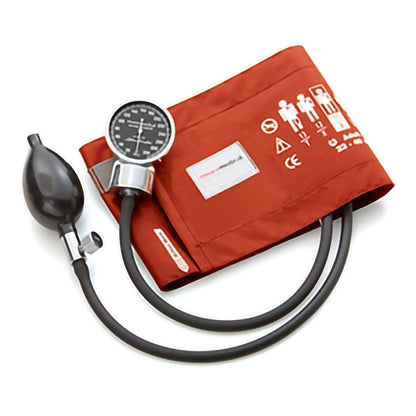 McKesson Deluxe Aneroid Sphygmomanometer Unit Adult Cuff Nylon Cuff 23 - 40 cm Pocket Aneroid (1067606_CS)