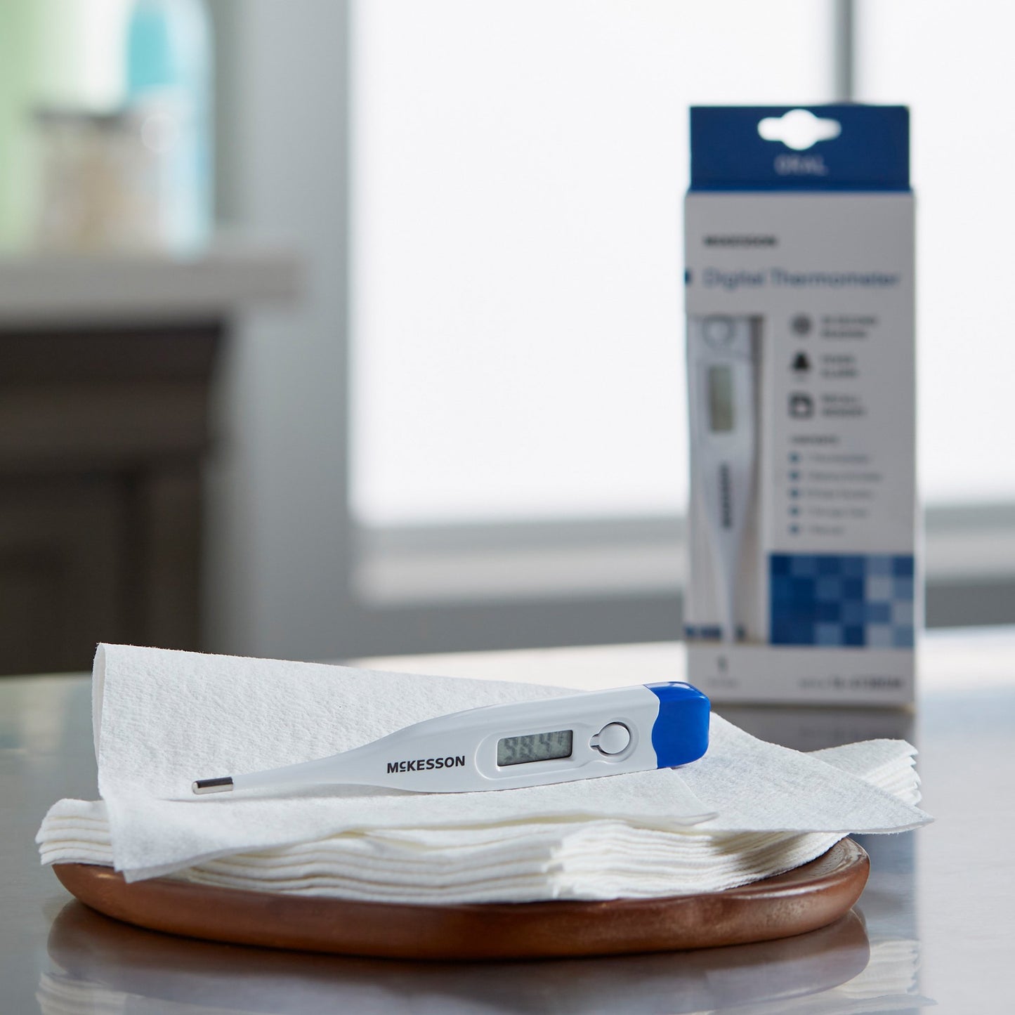 McKesson Digital Stick Thermometer Oral Probe Handheld (793284_EA)