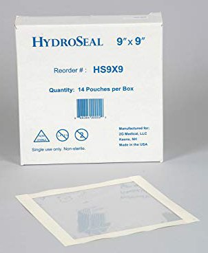 HydroSeal IV Site Barrier Protector 9 X 9 Inch NonSterile (1136592_BX)