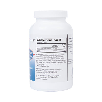 Geri-Care® Joint Health Supplement Oyster Shell 200 IU - 500 mg Strength Tablet 250 per Bottle (689189_BT)