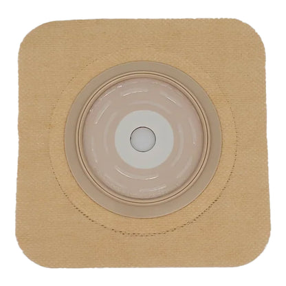 Safe n Simple™ Ostomy Barrier Trim to Fit, Standard Wear Flexible Tape 57 mm Flange Up to 1-3/4 Inch Opening 5 X 5 Inch (1245142_BX)