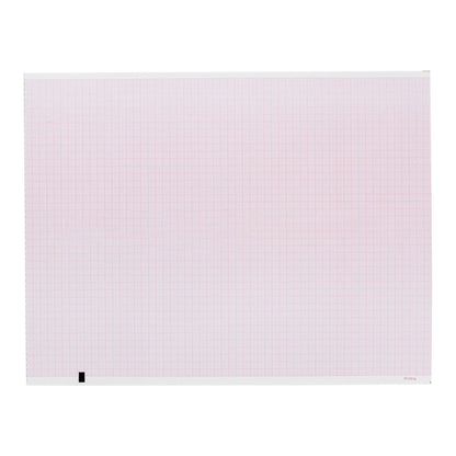 Mortara Recording Chart Paper Z-Fold Red Grid (938544_EA)