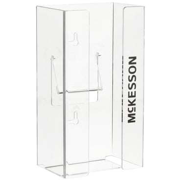 McKesson Glove Box Holder Horizontal or Vertical Mounted 1-Box Capacity Clear 4 X 5-1/2 X 10 Inch Plastic (464711_EA)