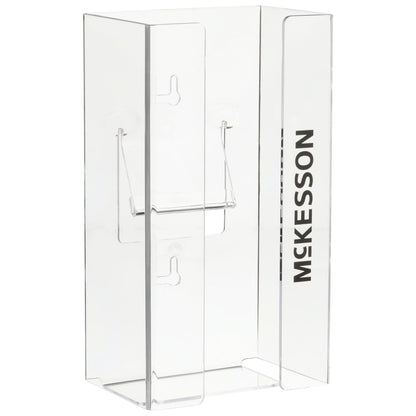 McKesson Glove Box Holder Horizontal or Vertical Mounted 1-Box Capacity Clear 4 X 5-1/2 X 10 Inch Plastic (464711_EA)