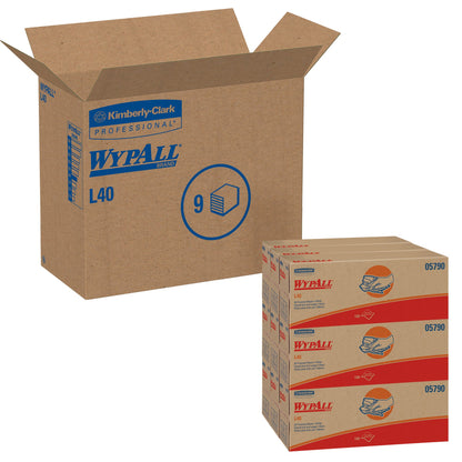 WypAll® L40 Task Wipe 100 Count POP-UP Box 9-4/5 X 16-2/5 Inch NonSterile Disposable (867129_CS)