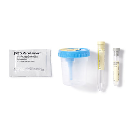 BD Vacutainer® Urine Specimen Collection Kit 4 mL / 8 mL Plastic Collection Cup / Collection Tube Sterile (492908_CS)