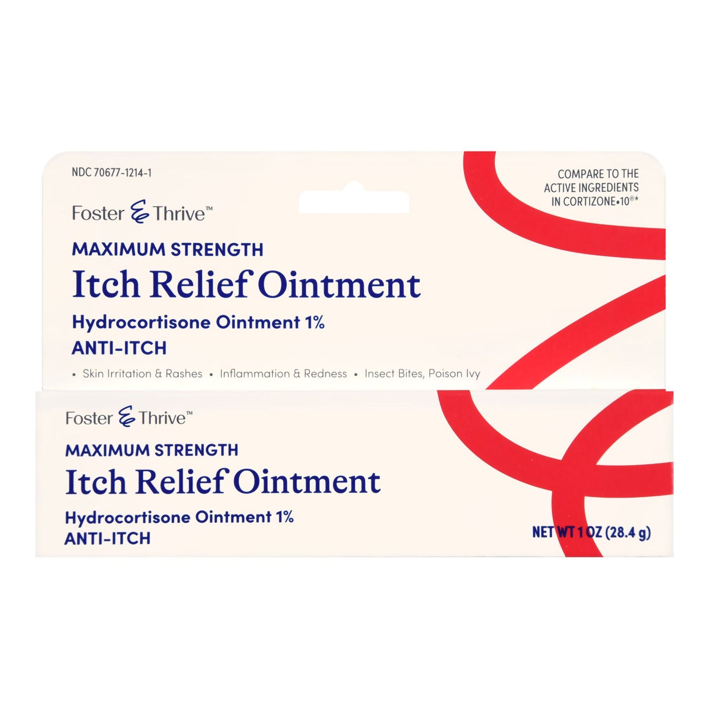Foster & Thrive™ Itch Relief 1% Strength Ointment 1 oz. Tube (1245001_EA)