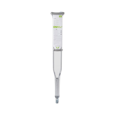 McKesson Underarm Crutches Tall Adult 5 Foot 10 Inch to 6 Foot 6 Inch User Height Aluminum Frame 350 lbs. Weight Capacity (1065231_PR)