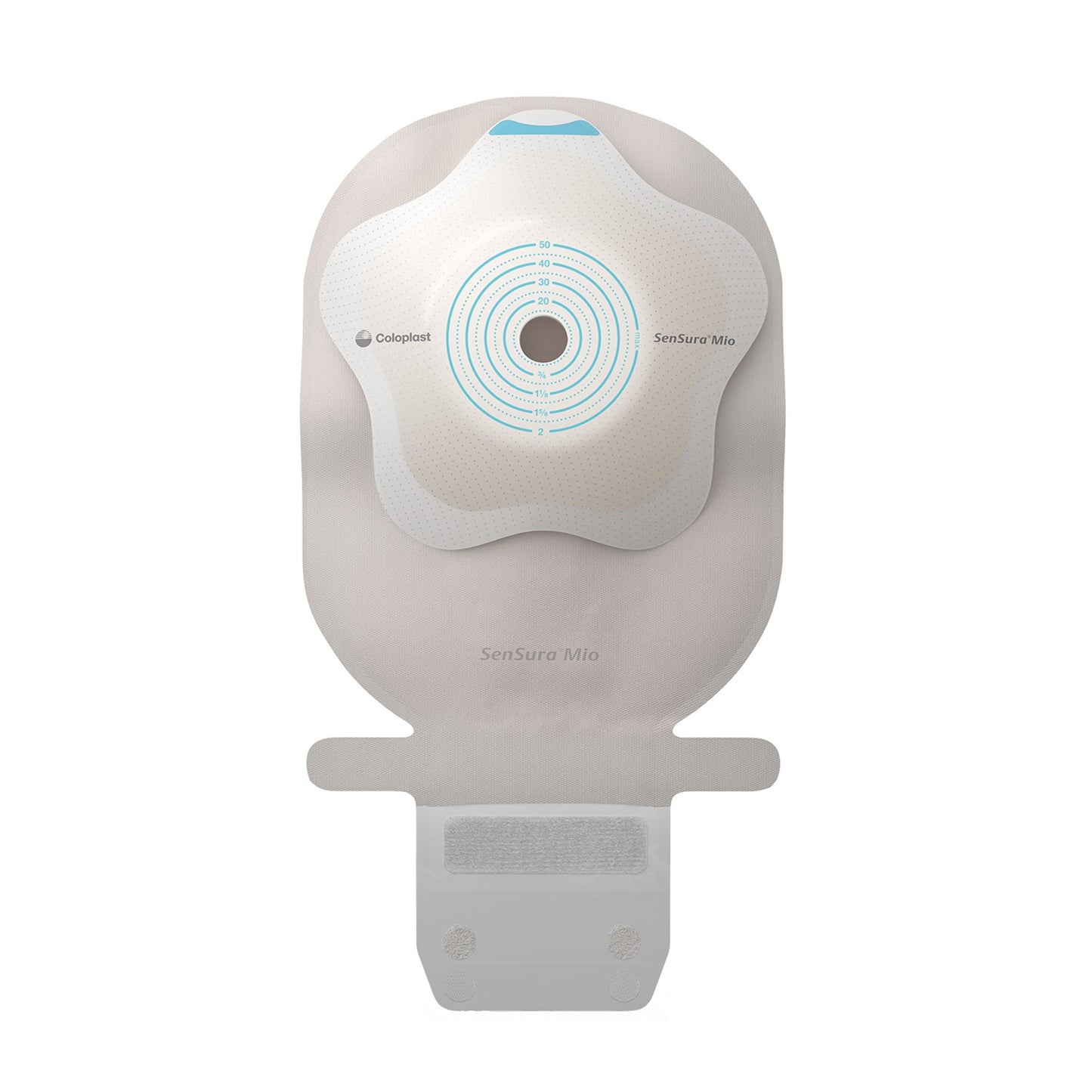 SenSura® Mio Concave Ostomy Pouch One-Piece System 11 Inch Length, Maxi Convex, Trim to Fit 3/8 to 2 Inch Stoma Drainable (1124330_BX)