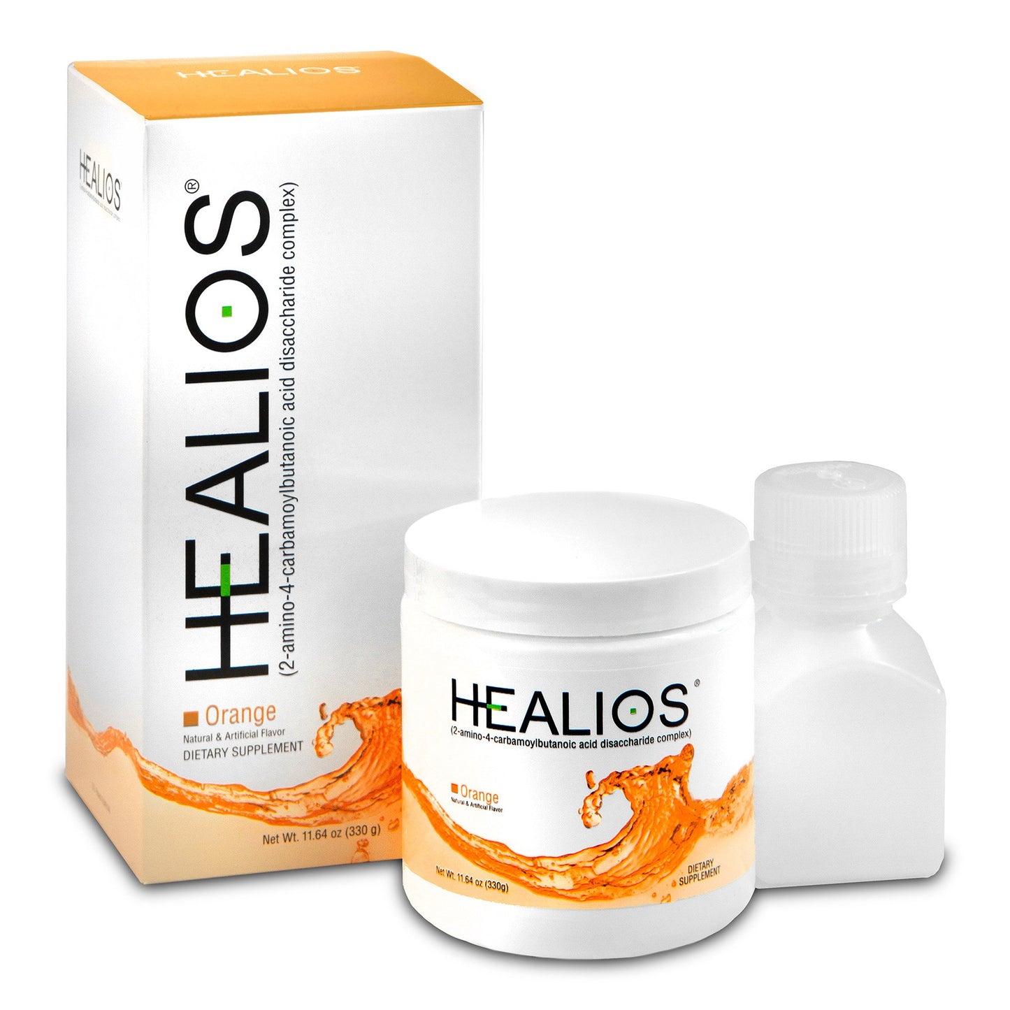Healios® Oral Supplement Orange Flavor Powder 11.64 oz. Jar (1218419_EA)
