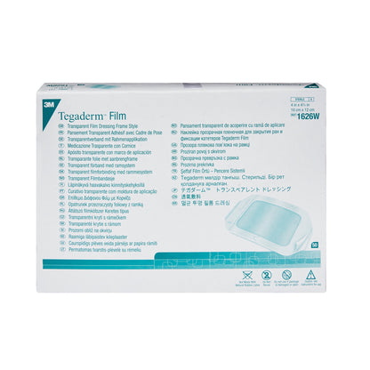 3M™ Tegaderm™ Transparent Film Dressing 4 X 4-3/4 Inch Frame Style Delivery Rectangle Sterile (121652_CS)