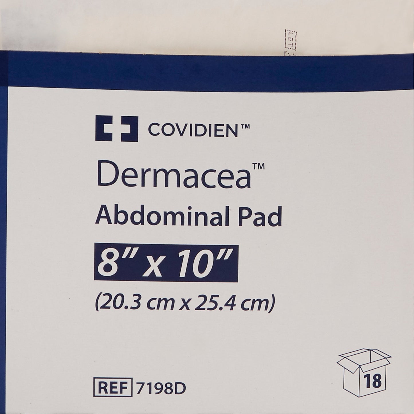 Dermacea™ Abdominal Pad 8 X 10 Inch Sterile 1 per Pack (566397_TR)