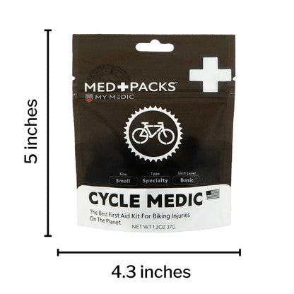 My Medic™ MED PACKS Cyclist First Aid Kit Plastic Pouch (1208022_EA)