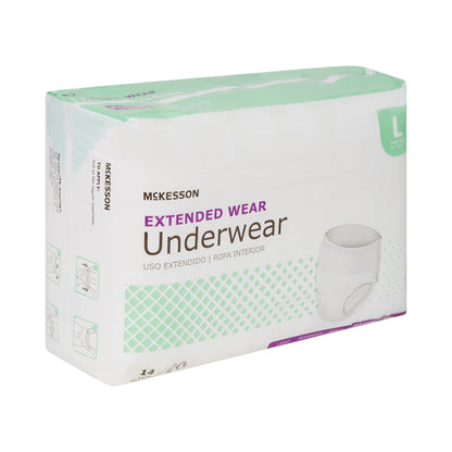 McKesson Unisex Adult Absorbent Underwear Pull On with Tear Away Seams Large Disposable Heavy Absorbency (1123839_CS)