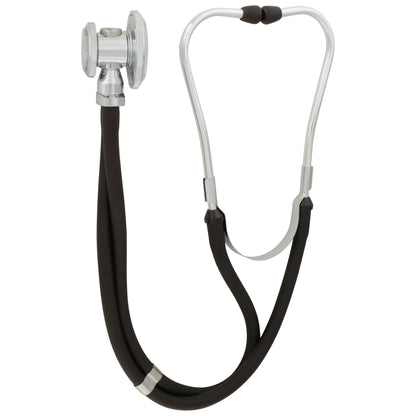 McKesson Sprague Stethoscope Black 2-Tube 16 Inch Tube Double Sided Chestpiece (761428_EA)