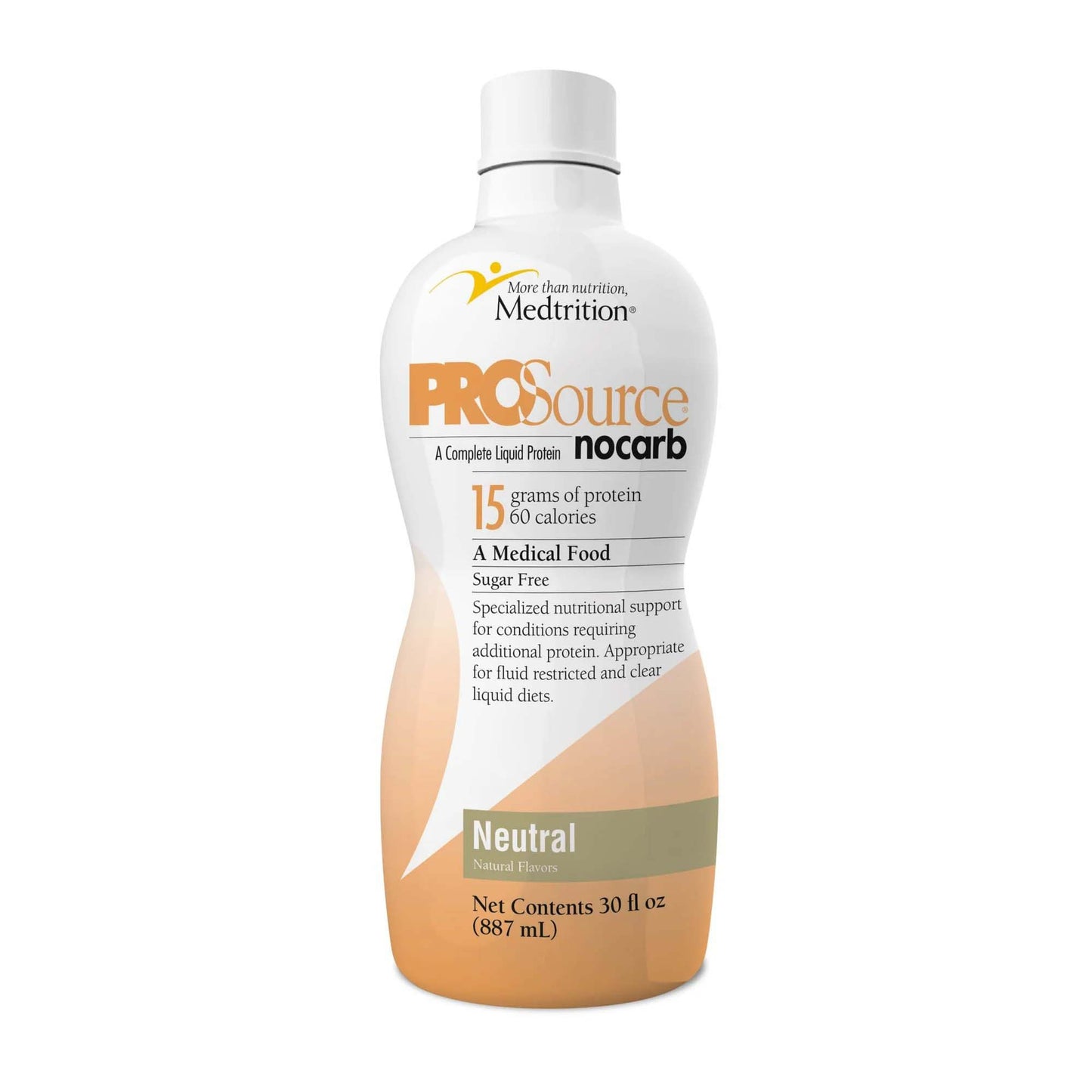 ProSource™ NoCarb Oral Supplement Neutral Flavor Liquid 30 oz. Bottle (747071_CS)