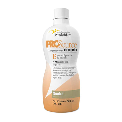 ProSource™ NoCarb Oral Supplement Neutral Flavor Liquid 30 oz. Bottle (747071_CS)