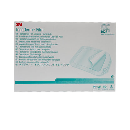 3M™ Tegaderm™ Transparent Film Dressing 6 X 8 Inch Frame Style Delivery Rectangle Sterile (121653_BX)