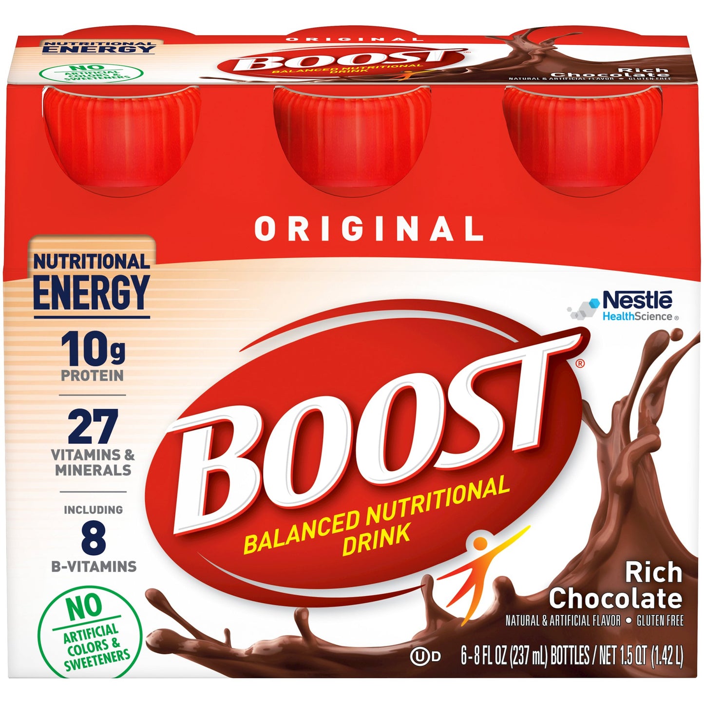 Boost® Original Oral Supplement Rich Chocolate Flavor Liquid 8 oz. Bottle (1107869_EA)