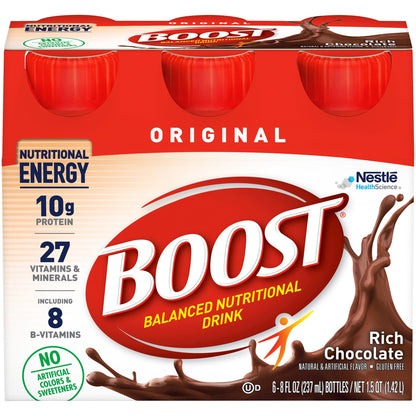 Boost® Original Oral Supplement Rich Chocolate Flavor Liquid 8 oz. Bottle (1107869_EA)