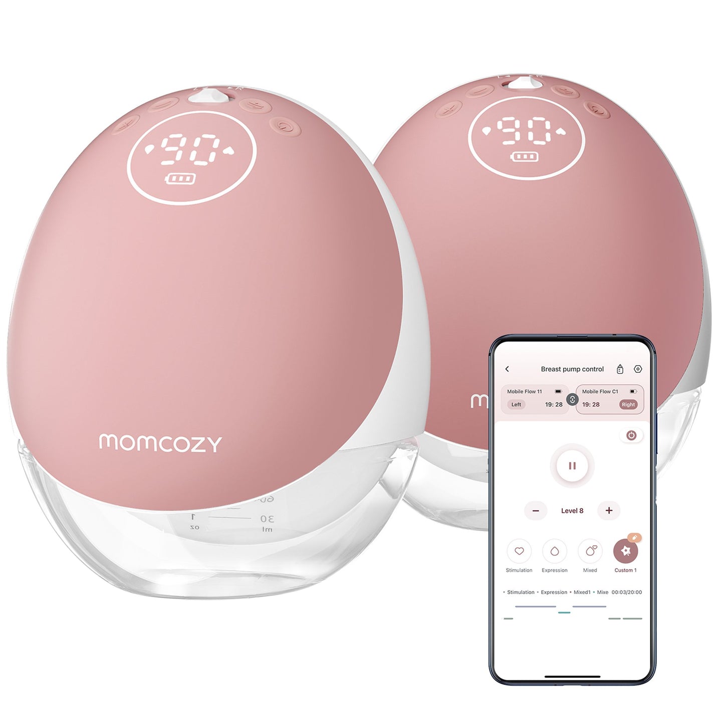 Momcozy Mobile Flow™ M9 Hands Free Double Electric Breast Pump Momcozy Mobile Flow™ M9 (1268121_EA)