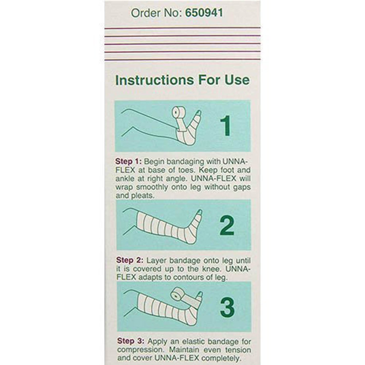 Unna-Flex® Unna Boot Stretch Zinc Oxide 4 Inch X 10 Yard (218141_BX)